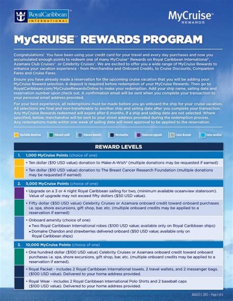mycruise rewards program royal caribbean.